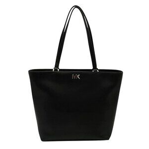 Michael Kors Black Leather Mott Tote Bag